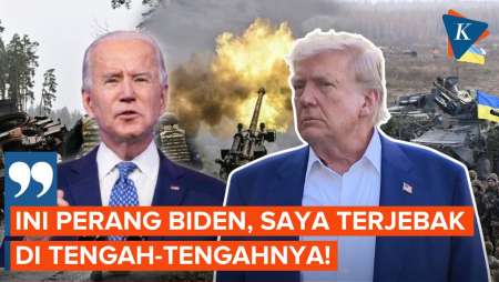 Trump Merasa Dijebak dalam Perang Rusia-Ukraina, Salahkan Joe Biden