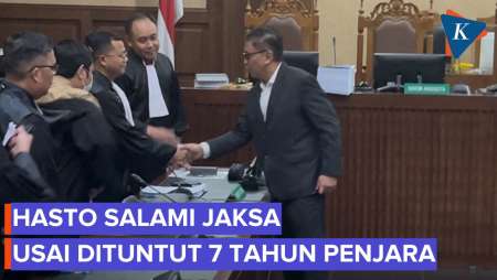 Momen Hasto Salami Jaksa Usai Dituntut 7 Tahun Penjara