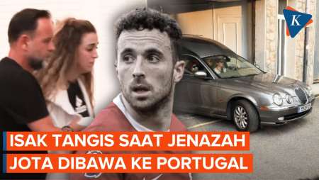 Isak Tangis Iringi Pemberangkatan Jenazah Jota ke Portugal, Dimakamkan Sabtu Ini